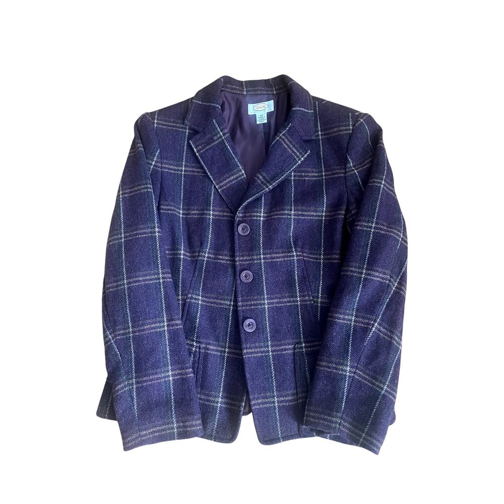 Talbots Wool Blazer Women 12P Purple #0319
